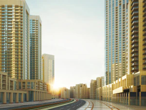 Dubai Building - Burj khalifa Area v2 3D Model