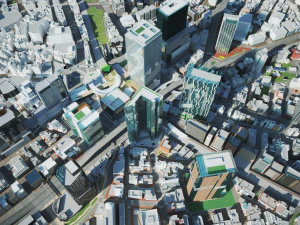Tokio, miasto Shibuya Model 3D