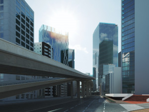 Tokyo City Shibuya 3D Модель