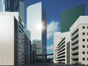 Tokyo City Shibuya 3D Model