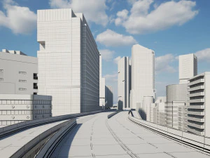 Tokyo City Shibuya 3D Model