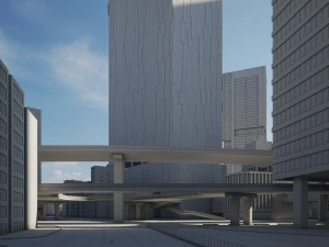 Tokyo City Shibuya 3D Model