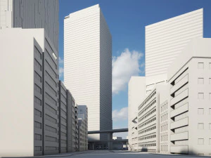 Tokyo City Shibuya 3D Model