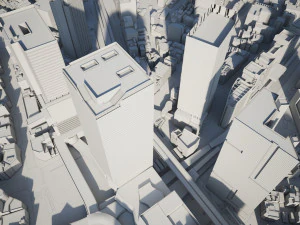 Tokyo City Shibuya 3D Model