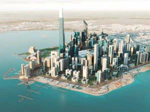 Cidade de Doha Catar Modelo 3D