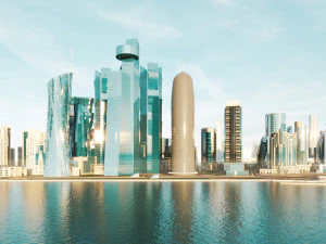 Doha, Katar Model 3D