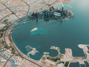 Doha, Katar Model 3D
