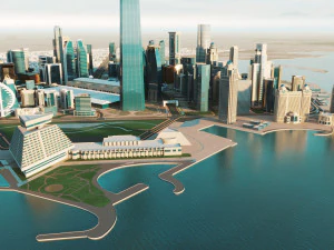 Doha, Katar Model 3D