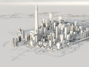 Doha City Qatar 3D 模型