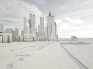 Doha, Katar Model 3D