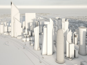 Doha City Qatar 3D 模型