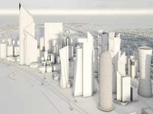 Doha, Katar Model 3D