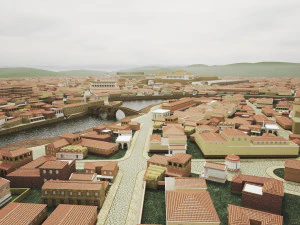Rome City Italia 3D Model