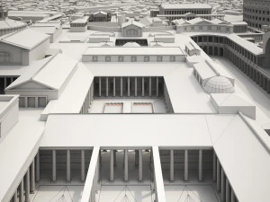 Rome City Italia 3D Model