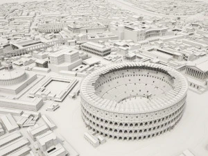Rome City Italia 3D Model
