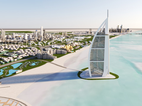 Dubai City 1 Modello 3D