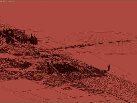 Dubai City 1 Modello 3D