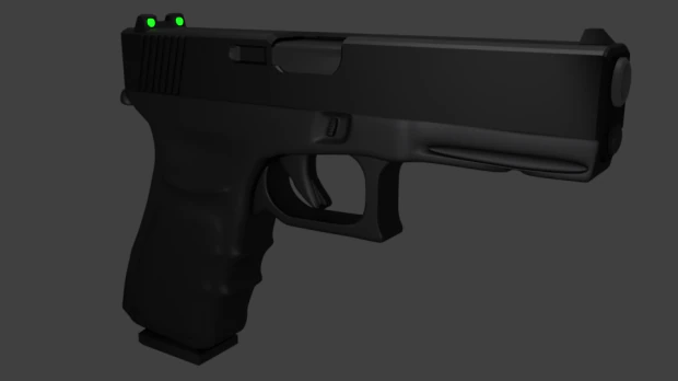 Glock C18 3D Model .c4d .max .obj .3ds .fbx .stl .blend 