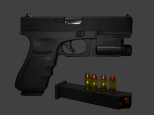 Glock C18 3D Model