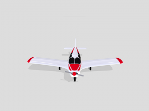 Piper PA28 Cherokee 3D Модель