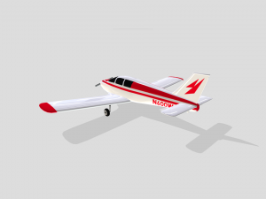 Piper PA28 Cherokee 3D Модель