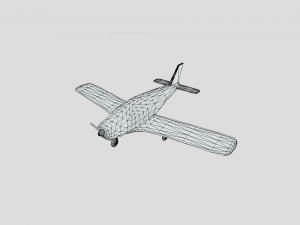 Piper PA28 Cherokee 3D Модель