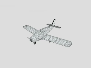 Piper PA28 Cherokee 3D Model
