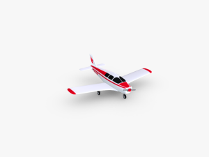 Piper PA28 Cherokee 3D Model
