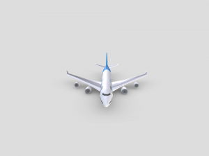 Boeing 747-400 General Electric Modelo 3D