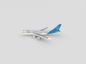 Boeing 747-400 General Electric Modelo 3D