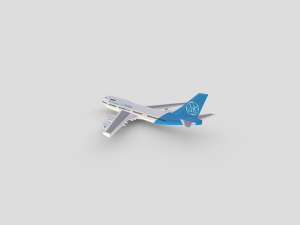 Boeing 747-400 General Electric Modelo 3D