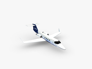 Learjet 25 3D Model
