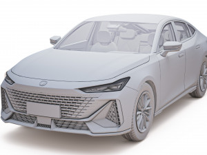 2024 Changan Uni-V 3D Модель
