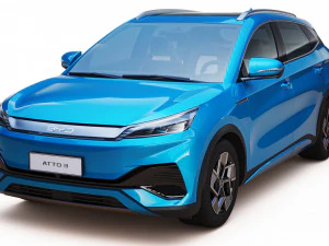 2023 BYD Atto 3 With Interior 3D Model