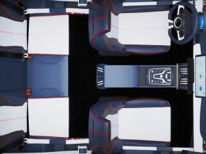 2023 BYD Atto 3 With Interior 3D Model