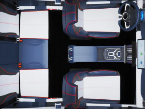 2023 BYD Atto 3 With Interior 3D Model
