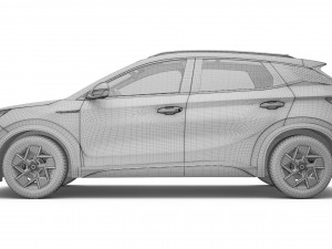 2023 BYD Atto 3 With Interior 3D Model