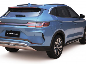 2023 BYD Seal U With Interior Model 3D