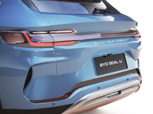 2023 BYD Seal U With Interior Model 3D