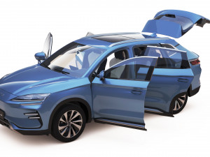 2023 BYD Seal U With Interior Model 3D