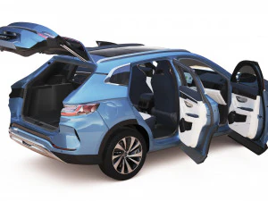 2023 बीवाईडी सील यू इंटीरियर के साथ 3D मॉडल