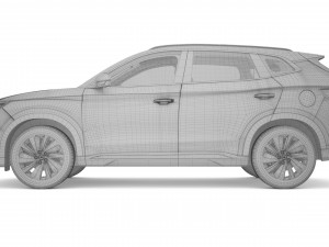 2023 BYD Seal U With Interior Model 3D