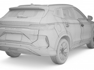 2023 BYD Seal U With Interior Model 3D