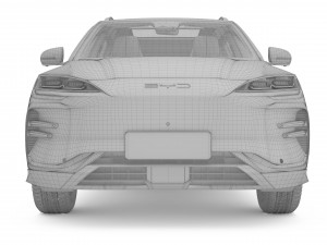 2023 BYD Seal U With Interior Model 3D