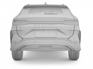 2023 BYD Seal U With Interior Model 3D