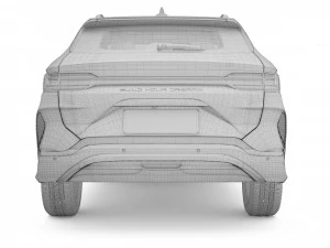 2023 बीवाईडी सील यू इंटीरियर के साथ 3D मॉडल