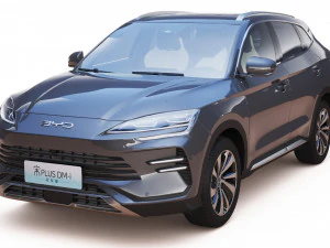 2023 比亚迪宋PLUS DM-i 带内饰 3D 模型