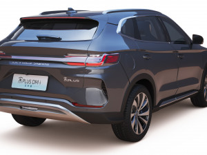 2023 BYD SONG PLUS DM-i With Interior 3D 模型
