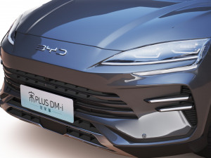 2023 BYD SONG PLUS DM-i With Interior 3D 模型