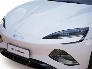 2023 BYD Seal With Interior 3D Model